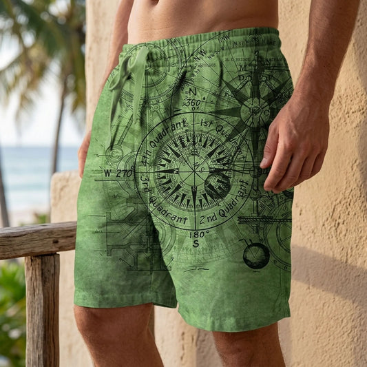 Bedruckte Freizeit-Badeshorts - Brezia