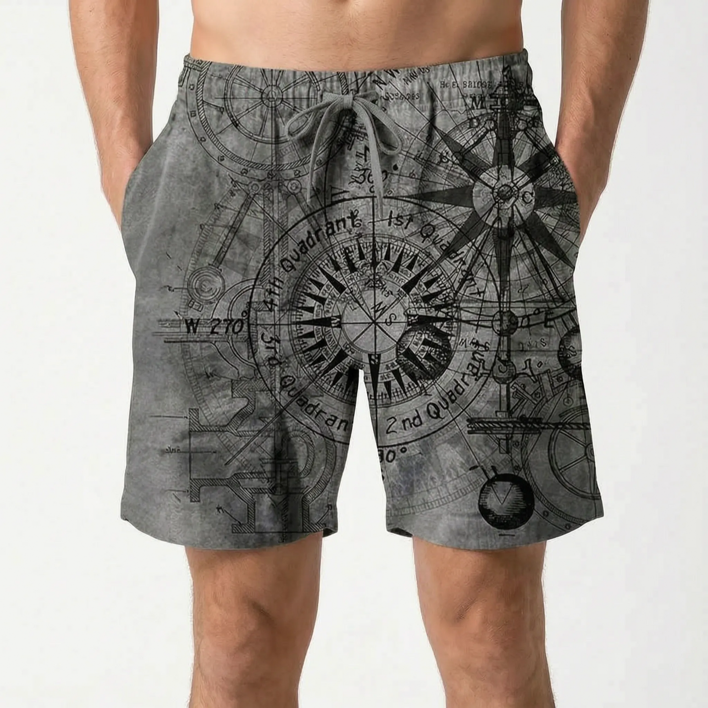 Bedruckte Freizeit-Badeshorts - Brezia