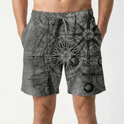 Bedruckte Freizeit-Badeshorts - Brezia