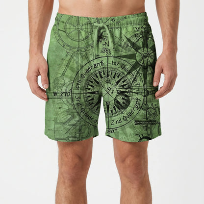 Bedruckte Freizeit-Badeshorts - Brezia
