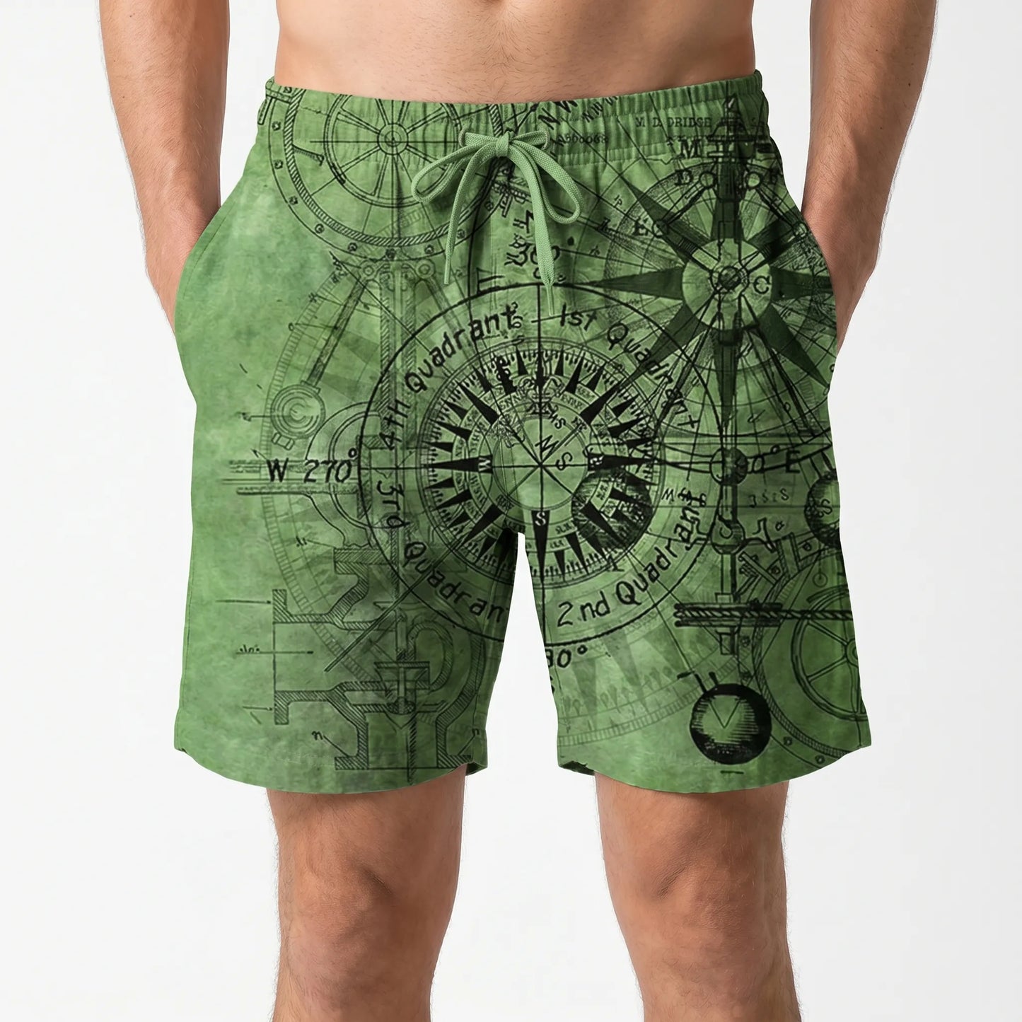 Bedruckte Freizeit-Badeshorts - Brezia