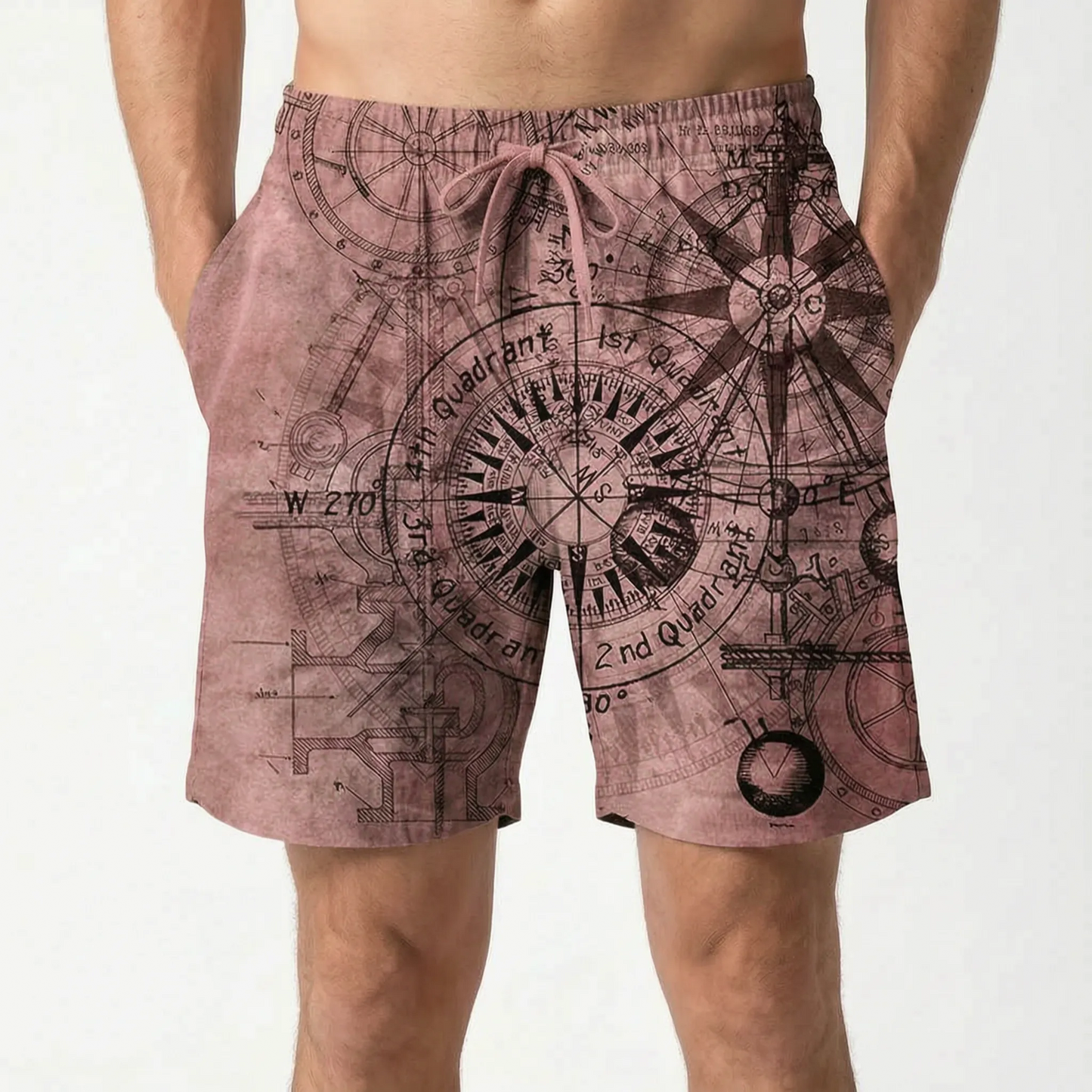 Bedruckte Freizeit-Badeshorts - Brezia