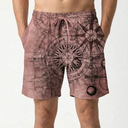 Bedruckte Freizeit-Badeshorts - Brezia