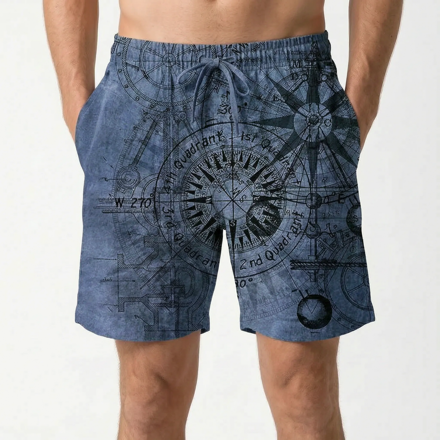 Bedruckte Freizeit-Badeshorts - Brezia