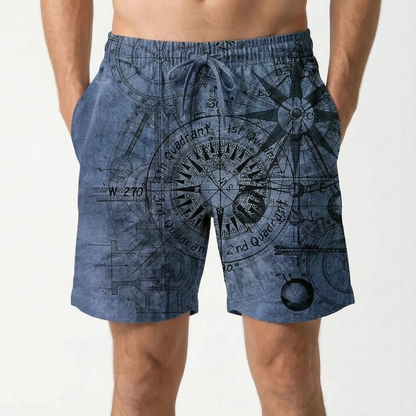 Bedruckte Freizeit-Badeshorts - Brezia