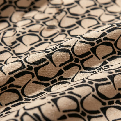 Bedrucktes Plus-Size-Damenoberteil Mit V-Ausschnitt - Denise