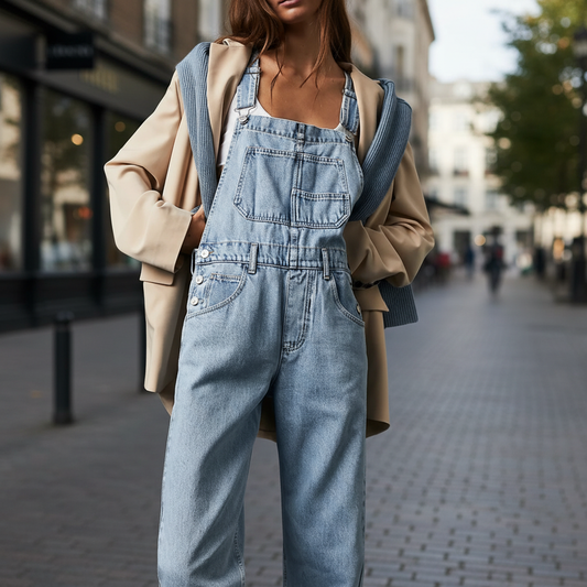 Bequemer Denim-Hosenanzug - Nina