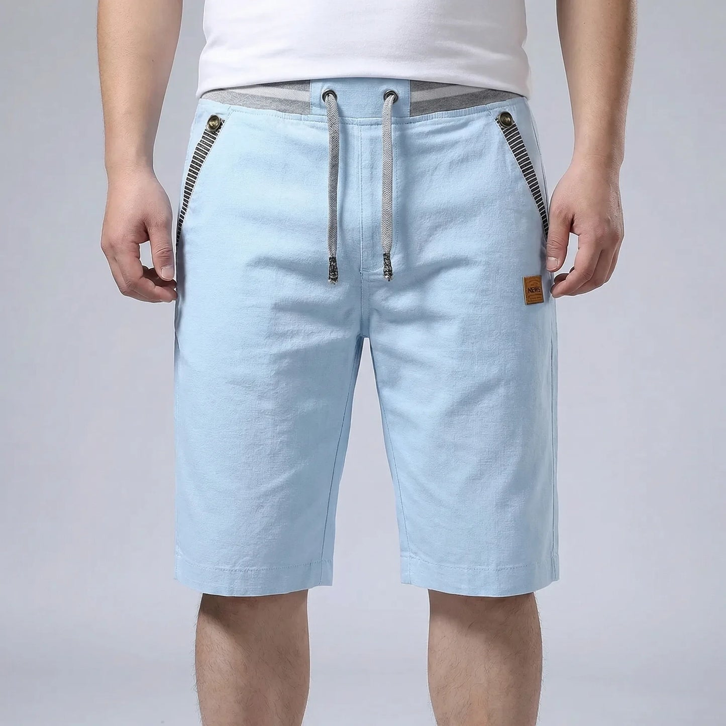 Bermuda-Herrenshorts Mit Tunnelzug - Saul