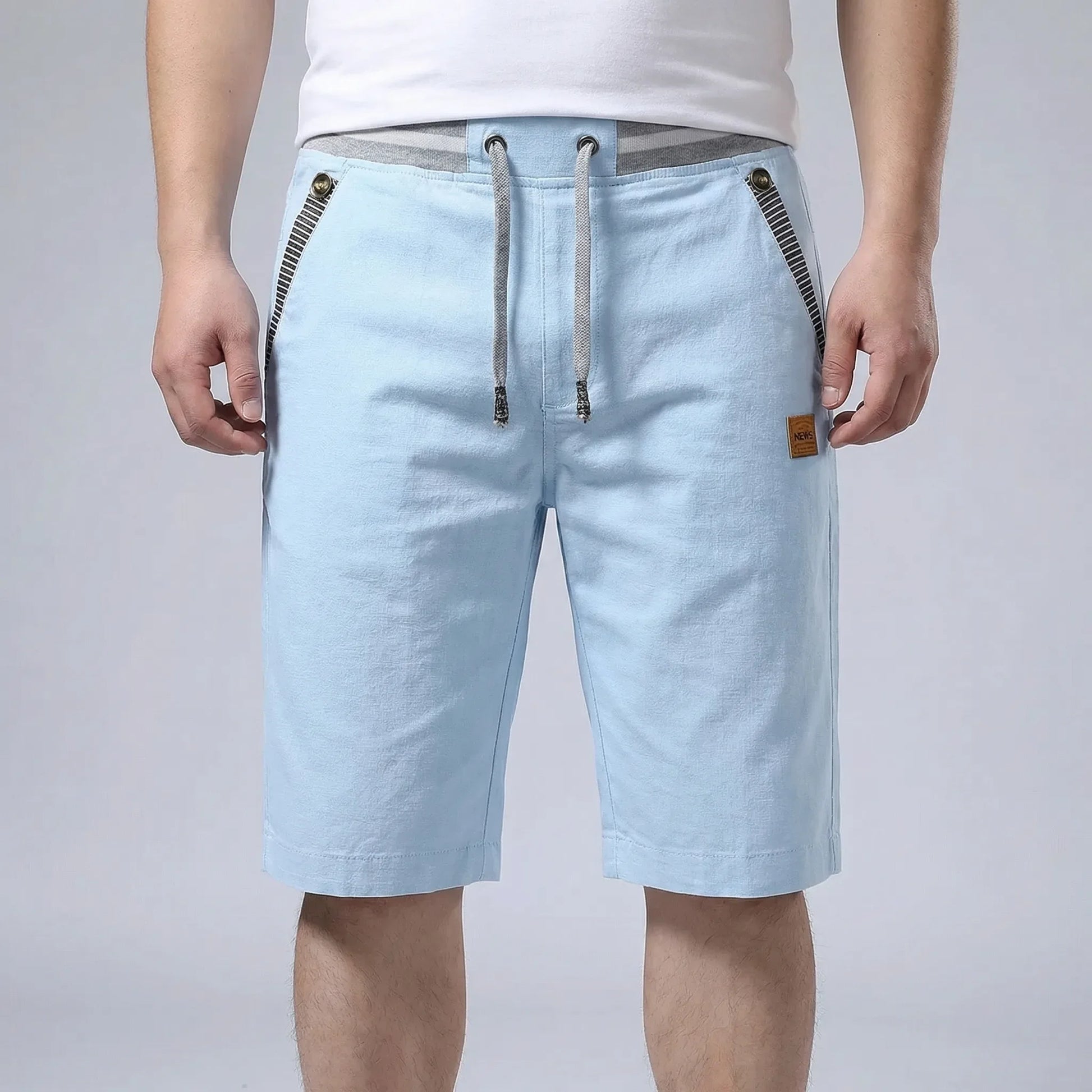 Bermuda-Herrenshorts Mit Tunnelzug - Saul