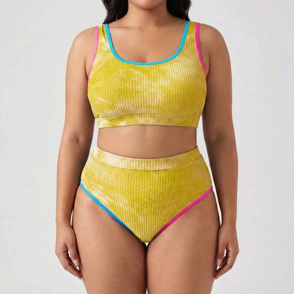 Bikini Set In Großen Größen Mit Batikmuster - Jean