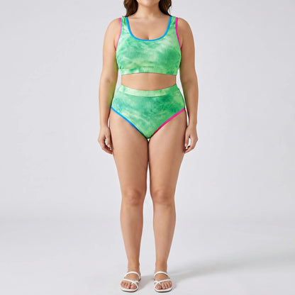 Bikini Set In Großen Größen Mit Batikmuster - Jean