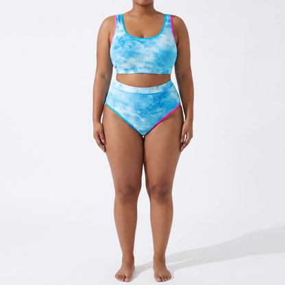 Bikini Set In Großen Größen Mit Batikmuster - Jean