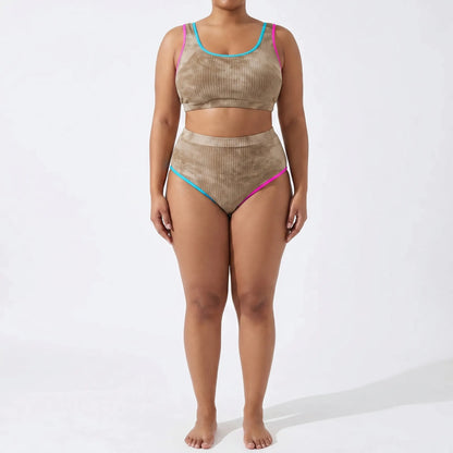 Bikini Set In Großen Größen Mit Batikmuster - Jean
