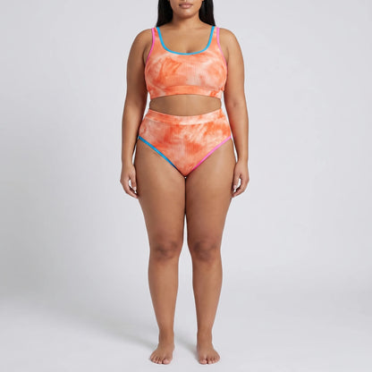 Bikini Set In Großen Größen Mit Batikmuster - Jean