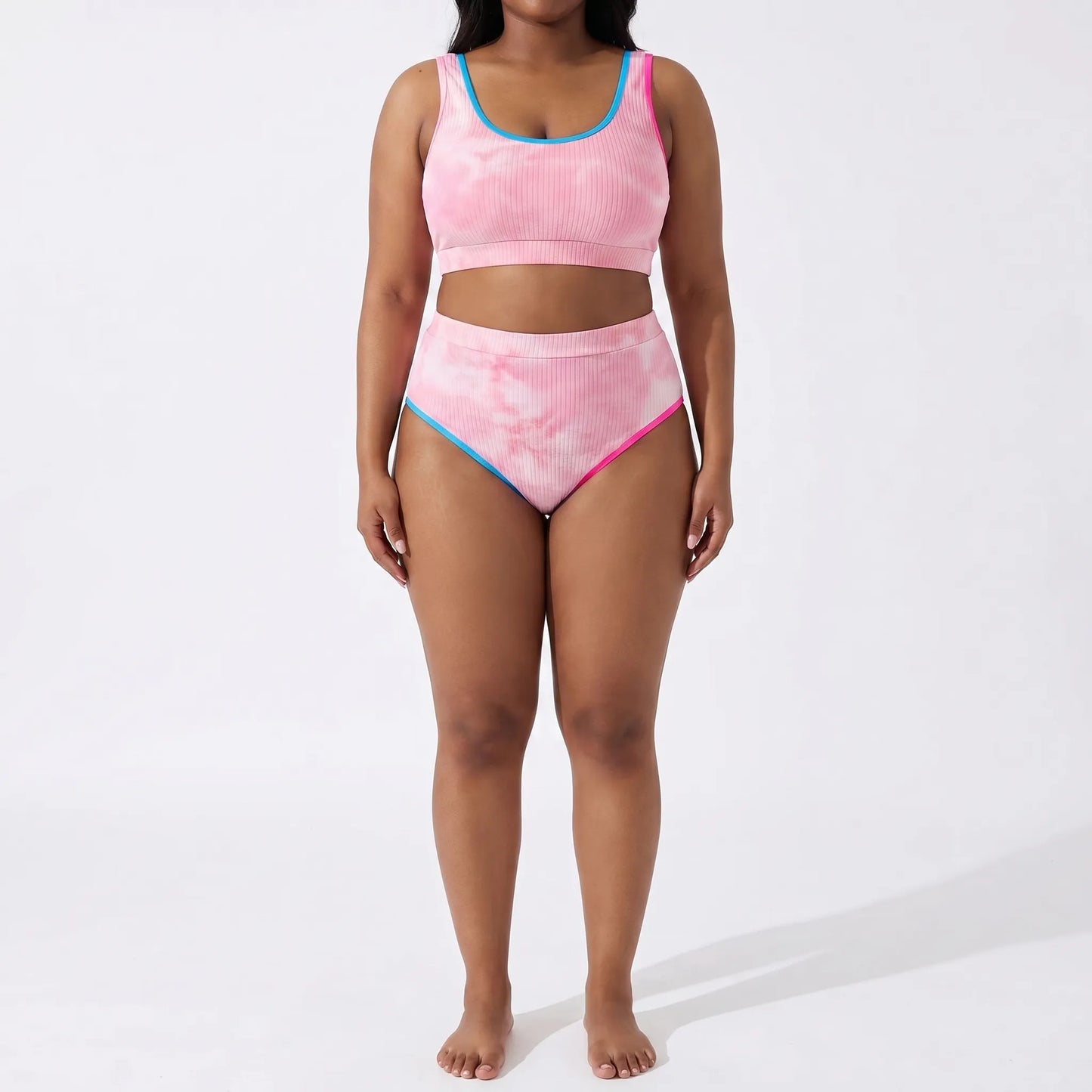 Bikini Set In Großen Größen Mit Batikmuster - Jean