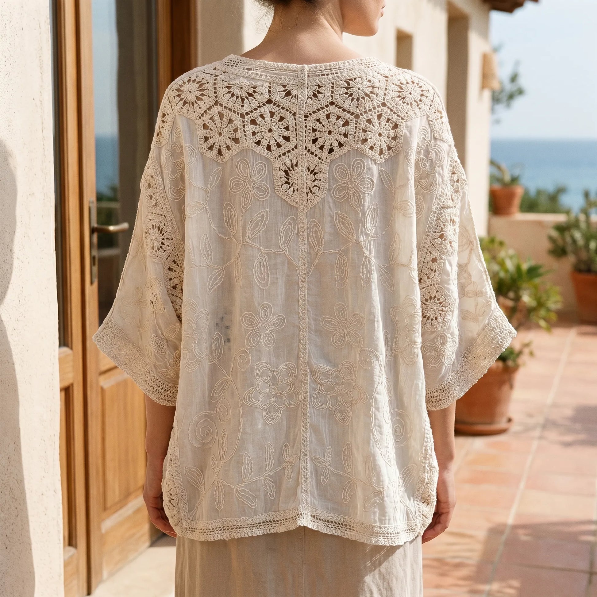 Boho-Häkel-Cardigan - Sara
