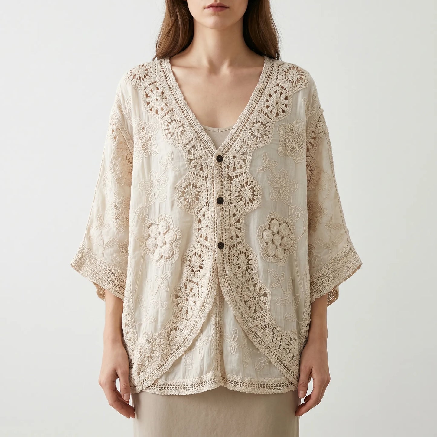 Boho-Häkel-Cardigan - Sara