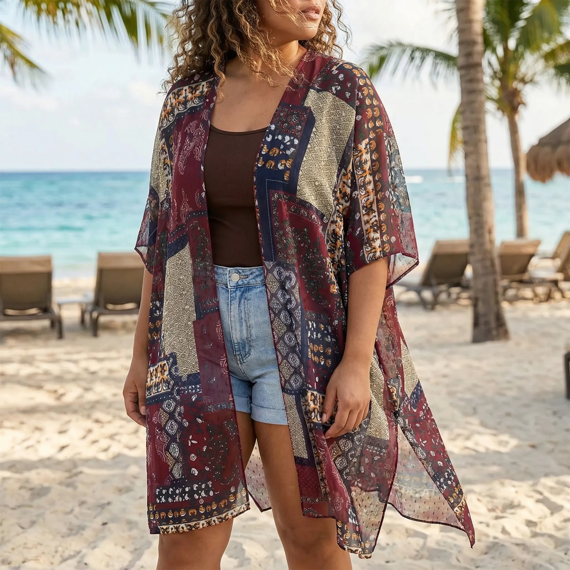 Boho-Strandüberwurf In Großen Größen - Patty