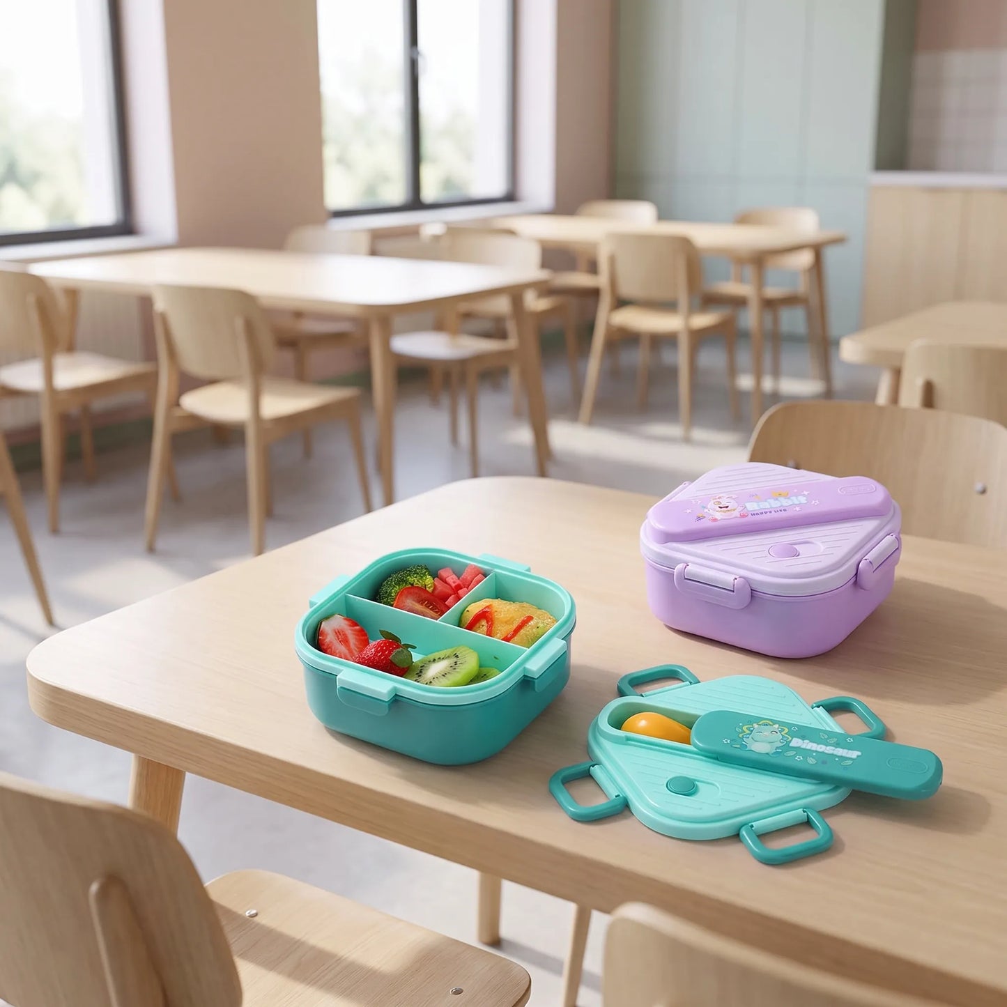 Brotdose Mit Fächern Für Kinder - Cravey
