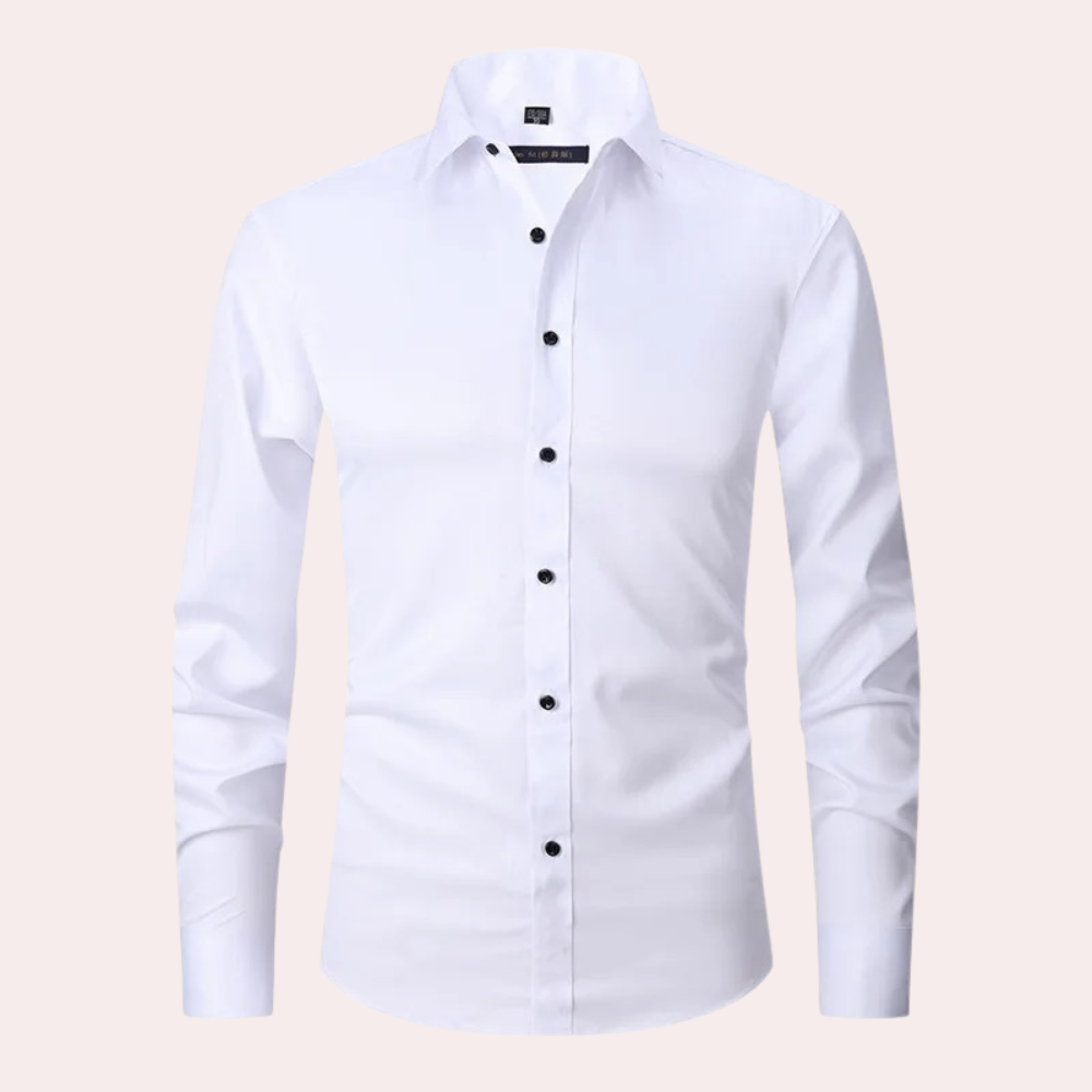 Wrinkle-free Stretch Hemd - Mailand
