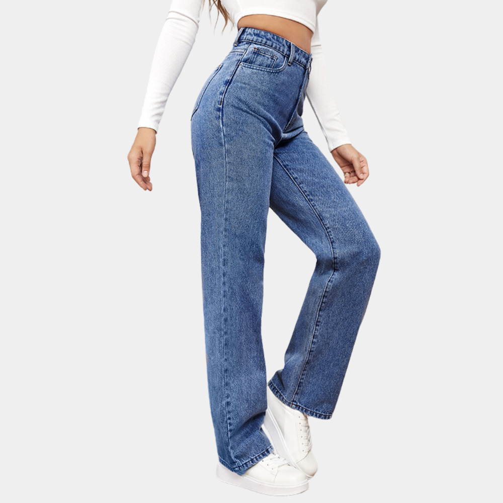 High Waist Baggy Damen Jeans – Elena
