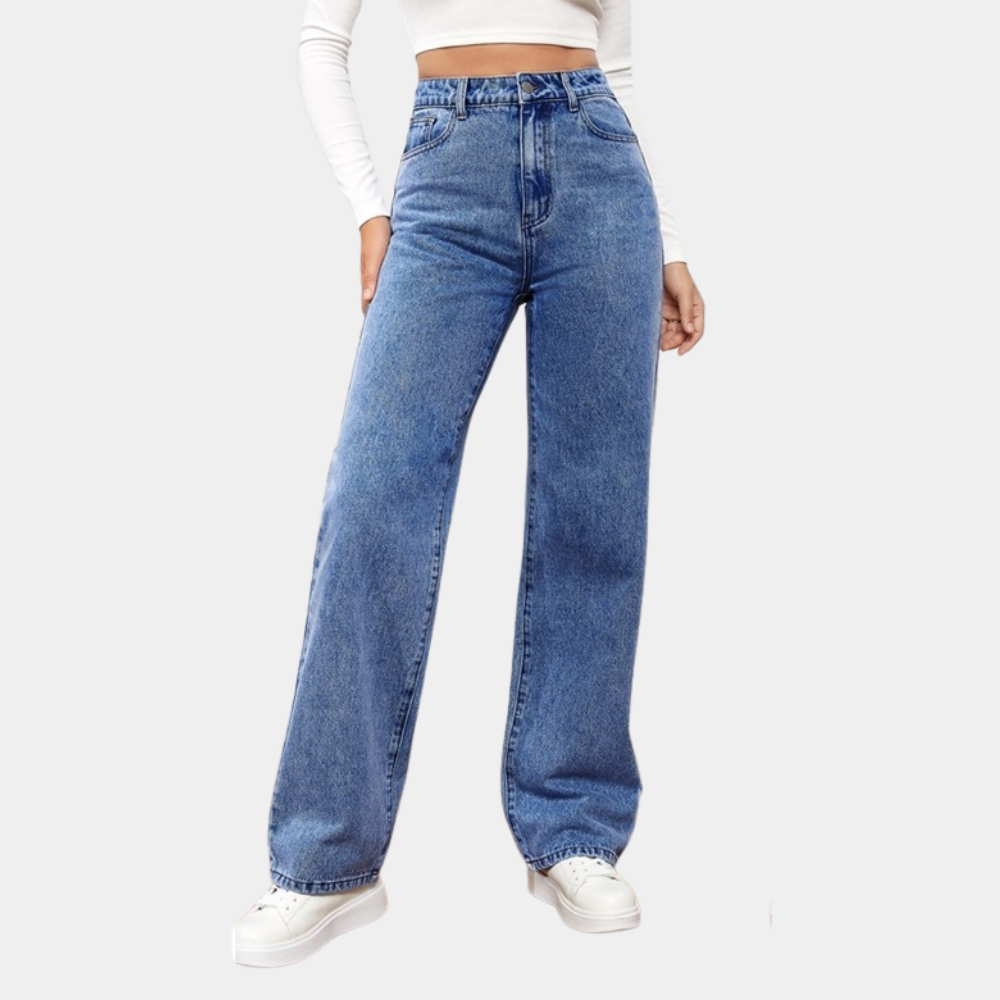 High Waist Baggy Damen Jeans – Elena