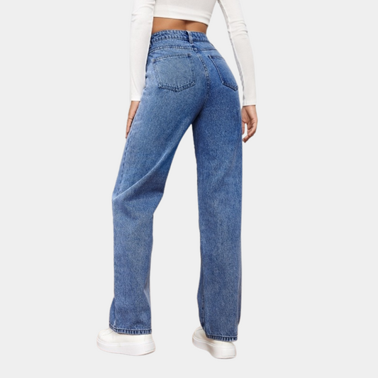 High Waist Baggy Damen Jeans – Elena