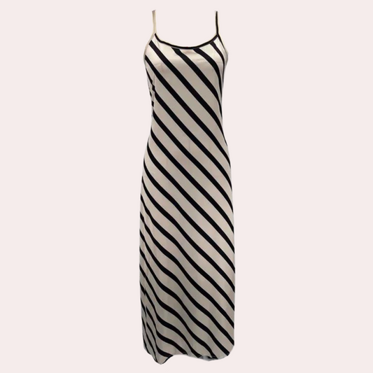 Ärmelloses Gestreiftes Sommerkleid – Marise