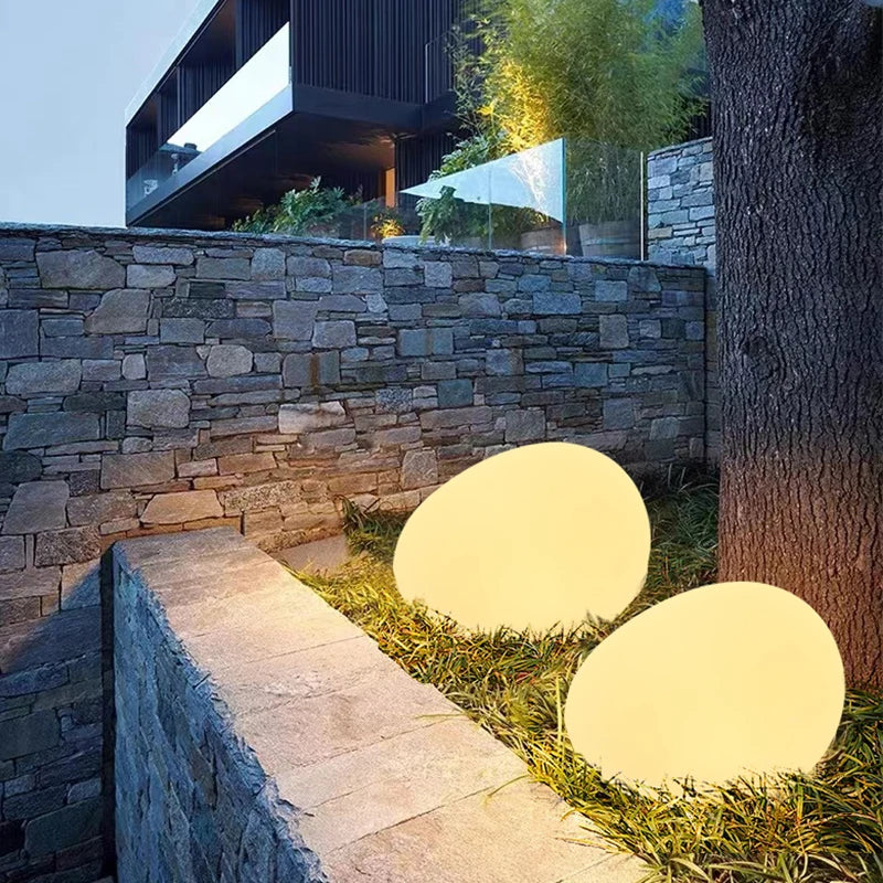 Stimmungsvolle Kabellose Gartenlampe - LumaStone