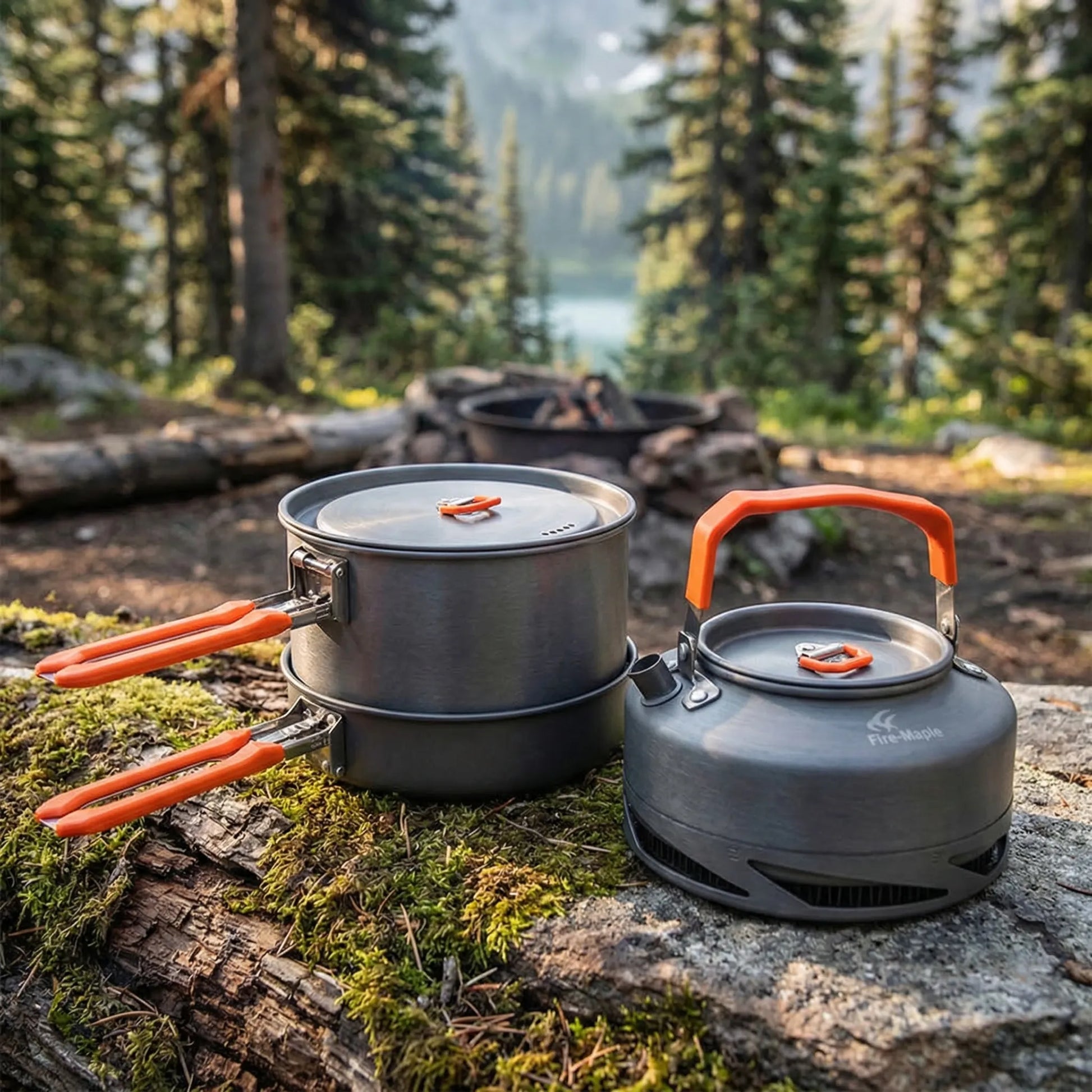 Camping-Kochset Mit Wärmetauscher -  Hikepot