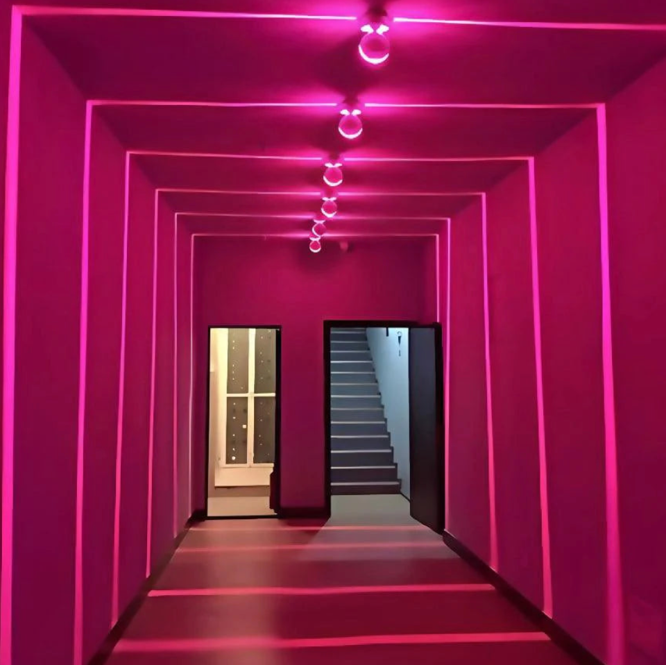 Smarte LED-Streifenbeleuchtung mit 360° Projektion - Lumovibe