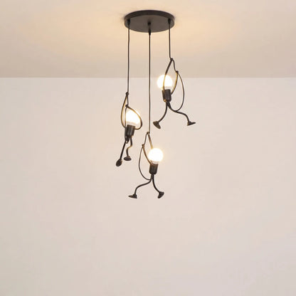 Character Figure Pendant Ceiling Light -  Lumikid
