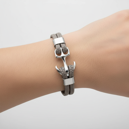 Charme-Armband Aus Leder - AnchorLeather