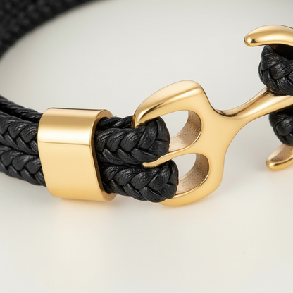 Charme-Armband Aus Leder - AnchorLeather