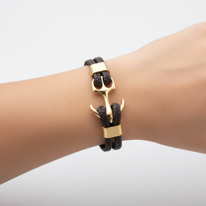 Charme-Armband Aus Leder - AnchorLeather