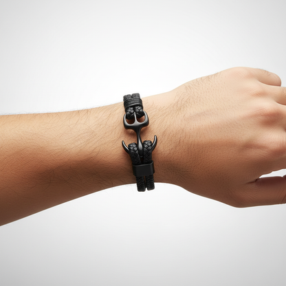 Charme-Armband Aus Leder - AnchorLeather