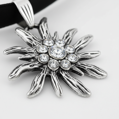 Choker Mit Edelweiß - AlpineGem