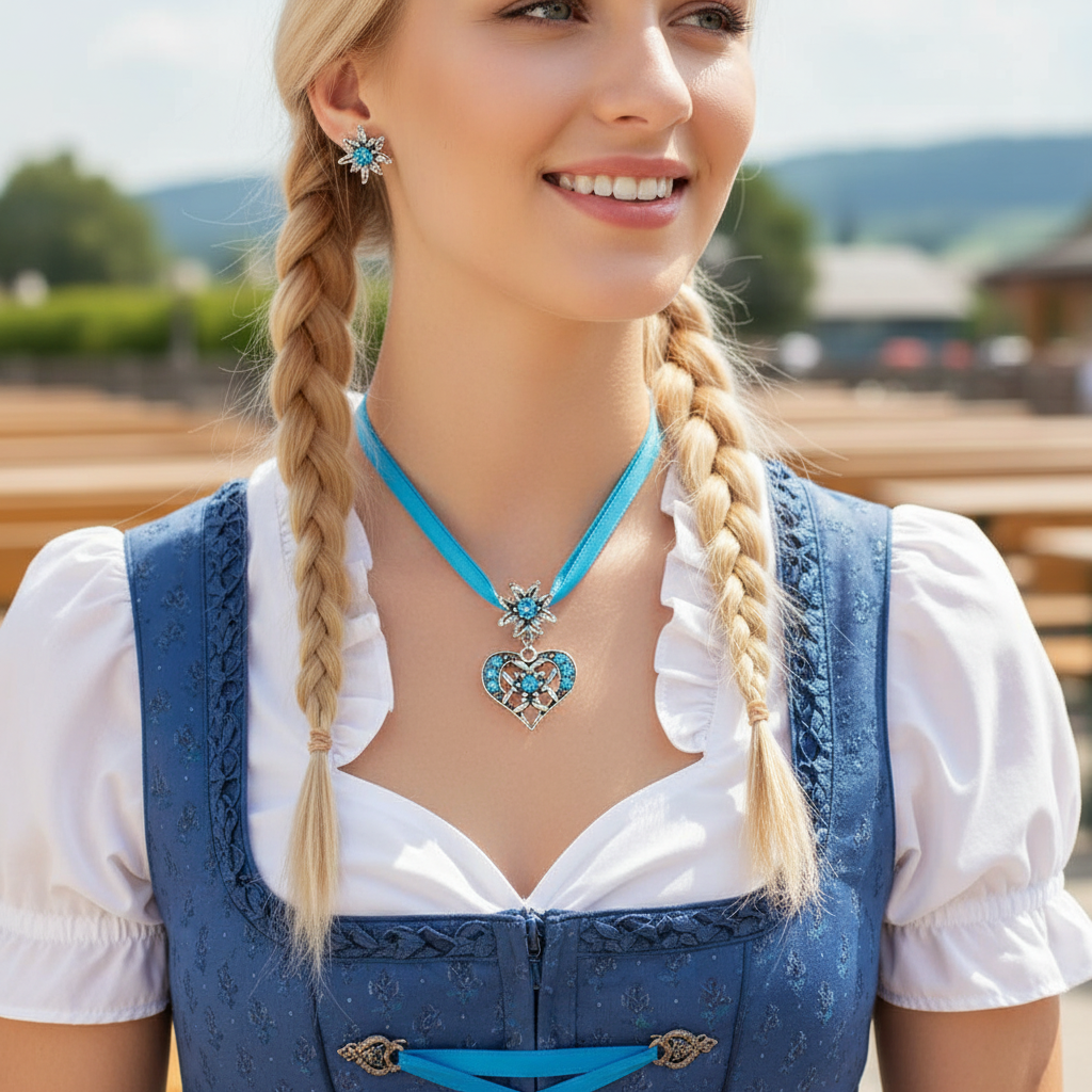 Choker Mit Herzanhänger - NobleDream