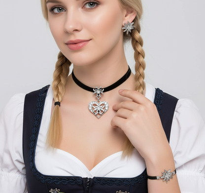 Choker Mit Herzanhänger - NobleDream