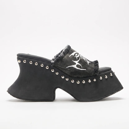 Chunky Plateau Pantoletten - Tami