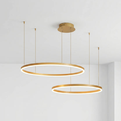 Circular Ring LED Pendant Chandelier -  Rinova