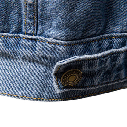 Classic Button-Up Denim Jacket - Darrel