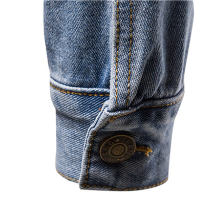 Classic Button-Up Denim Jacket - Darrel