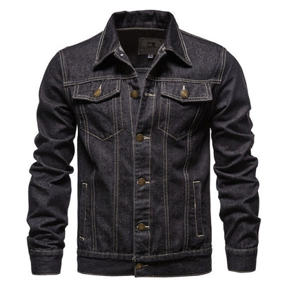 Classic Button-Up Denim Jacket - Darrel