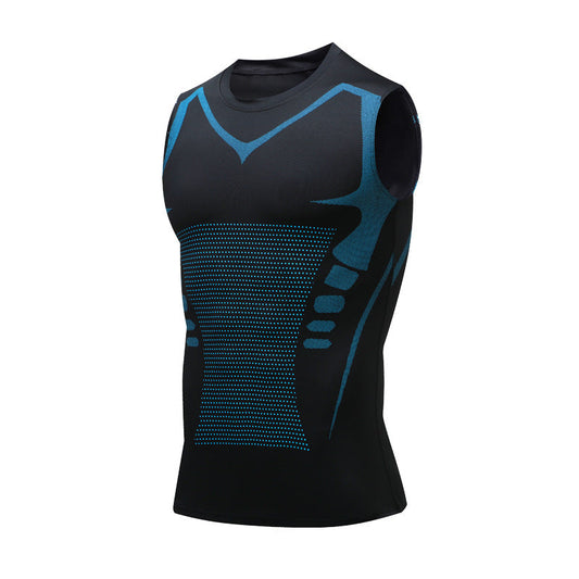 Close-Fit Graphic Print Training Top - Armando