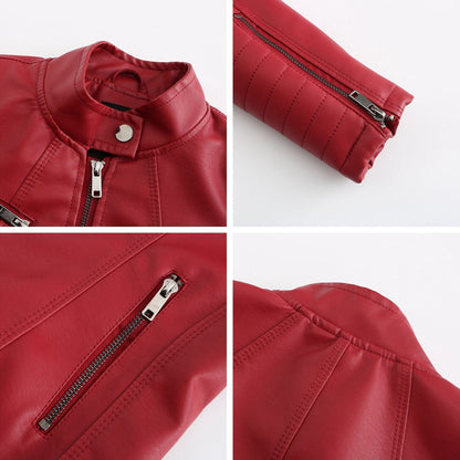 Stylisches Leder Damenjack – Elin