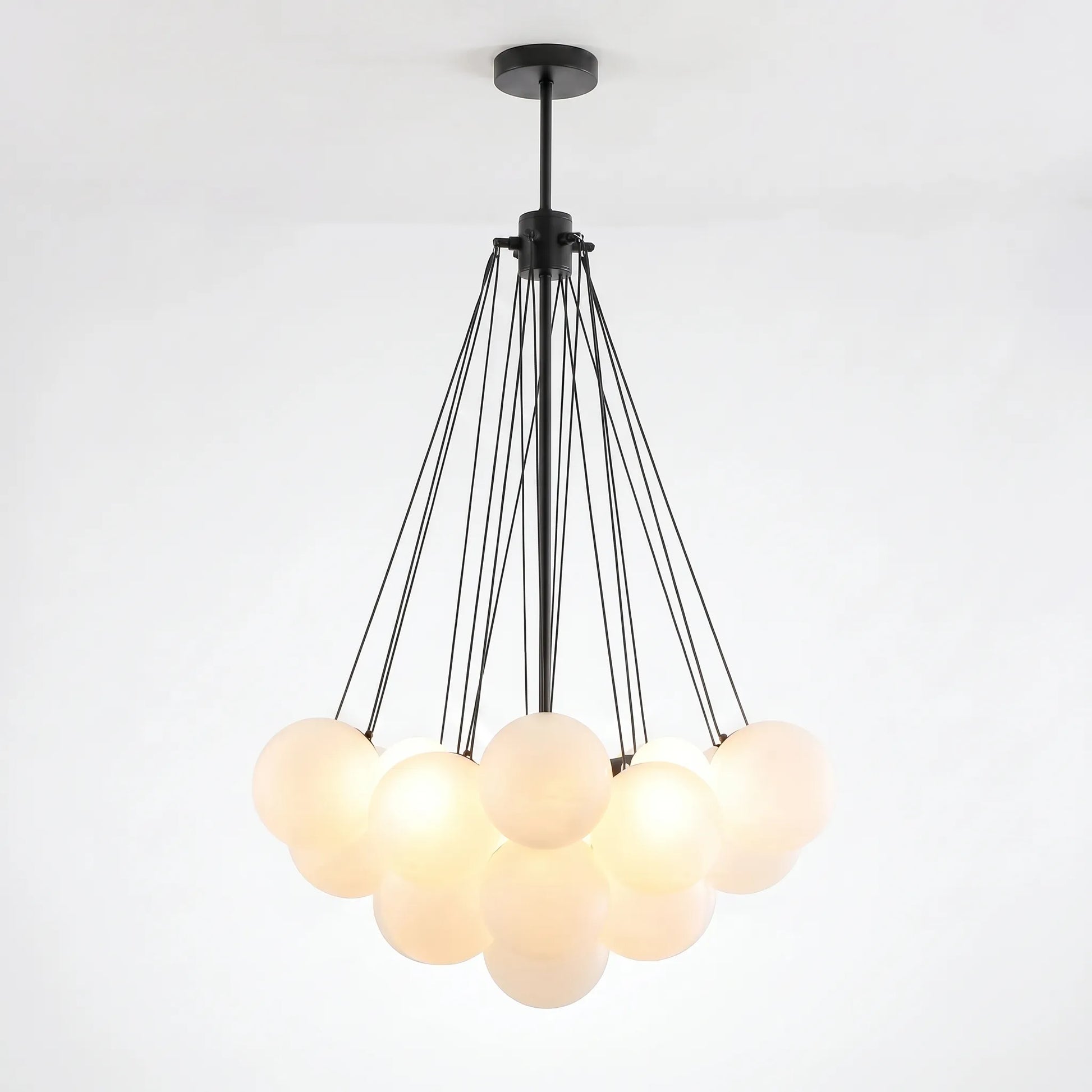 Cluster Globe Pendant Light With LED -  Orblume