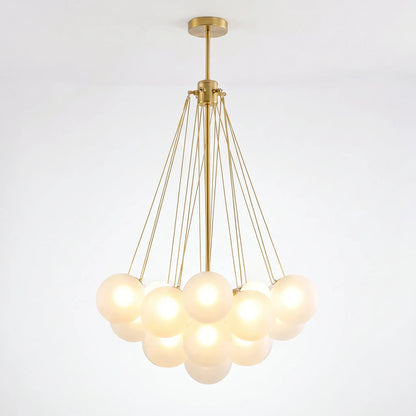 Cluster Globe Pendant Light With LED -  Orblume