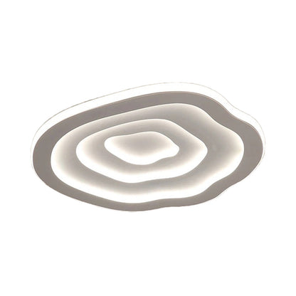 Schwebende Acryl-Deckenlampe mit Warm- und Weiß-LED-Licht - Auralis