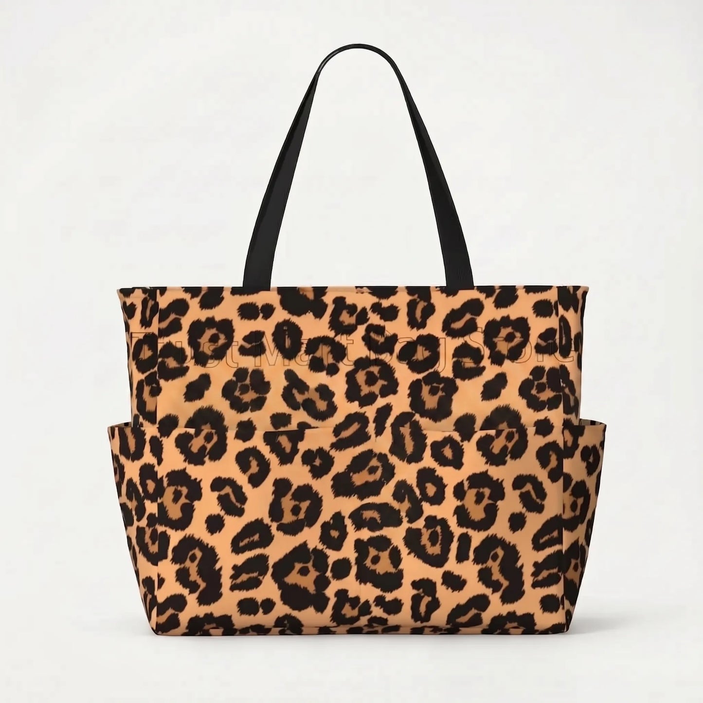 Damen Strandtasche Mit Leopardenmuster - Prowella